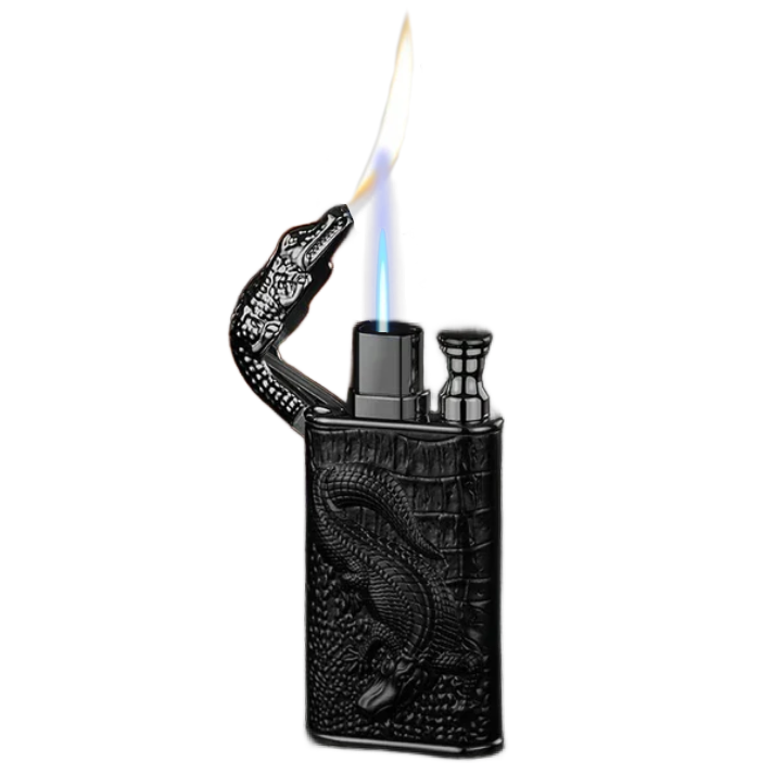 dual fire crocodile lighter