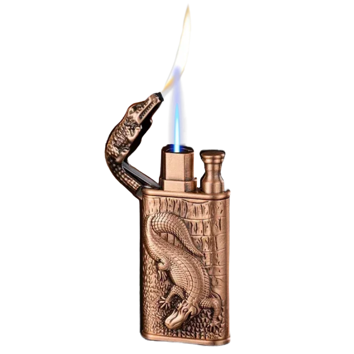 dual fire crocodile lighter